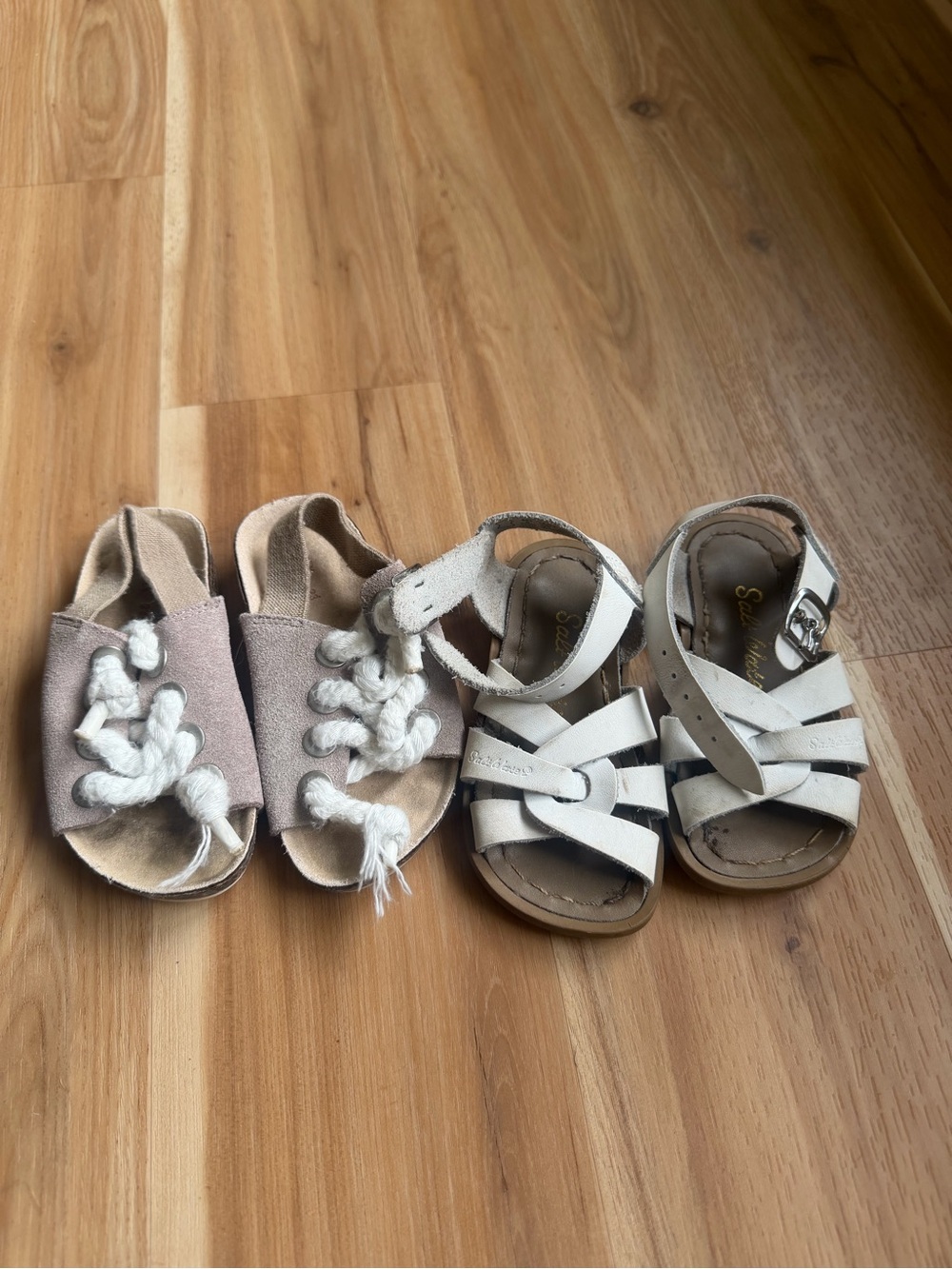 Zara and saltwater sandals girls shoes